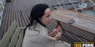 Stepbrother bangs gorgeous colleen with lust in her eyes