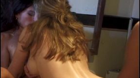 sexy lauren montgomery eats rebecca lord s trimmed pussy!