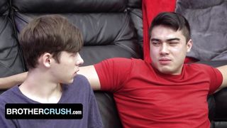 BrotherCrush - Cute Young Twink Gets His Tight Asshole Filled With His Step Brothers Hot Jizz