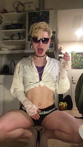 Sissy Fag Jes Brinch Hotpants