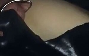 Bondage suit bareback creampie amateur