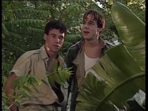 Fucking Blonde with Big Tits in Jungle Until She Takes Creampie