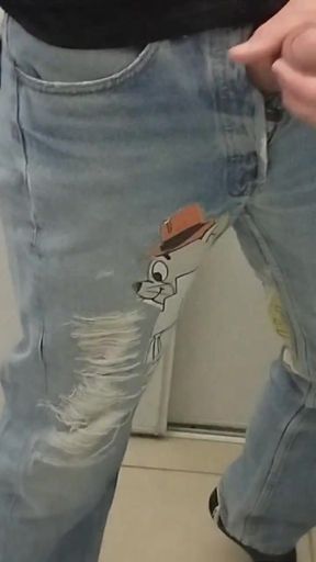 Denim Levi's Masturbation