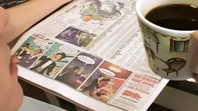 Two mature goddesses share a Caucasian stud in hot threesome fuck