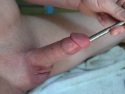 Huge sound stretches urethra outside