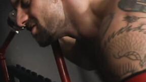 ”Shane, hard as an aten-inch rock, straddles Dragon & throws one of the best fu”