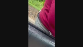 Public Wedgie Walk of Shame - Dragged by My Car!