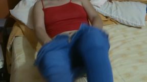 Excited Stepmom Starts Undressing To Masturbate In Front Of Me