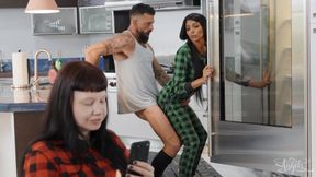 Skinny transsexual Lola Morena horny anal video