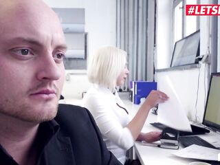 BumsBuero - Lilli Vanilli Slutty German Secretary Hardcore Snatch Screw With Kinky Coworker - LETSDOEIT