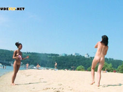 An adorable nudist girls