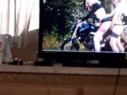 Nasty Legend rips open tomato with delicious dick and huge cumshot