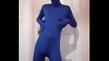 Blue Zentai Dance ( Non - Nude )