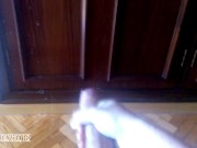 Inundo de semen la habitación! Gran descarga espesa sentado y gimiendo alto!