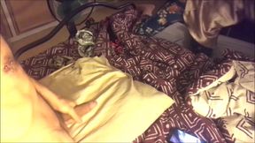 647 -Amateur blonde, slut, doggy style, blowjob, rimming, satin lingerie, panties, fuck, french dirty-talk, POV