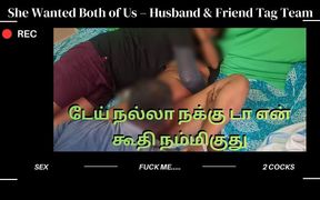She Wanted Both of Us - Husband & Friend Tag Team