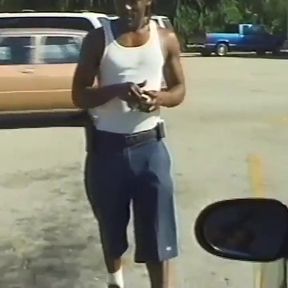 Sexy big boobs tattooed girl ass fucking in dogging position