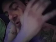 Jerking on my face upside down