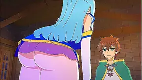 Aquas Lucky Escape Ignites Hot Desire in Steaming KonoSuba Adventure