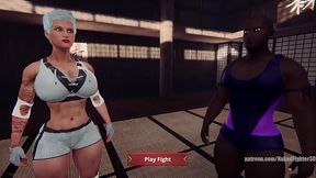 Broadzilla VS Mandingo (Naked Fighter 3D)