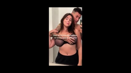 French Girlfriend Brings Home Friend To Share  - Homemade Video