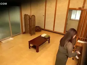 Seductive Widow Gets Steamy Trio Fuck in the Bathhouse Towels