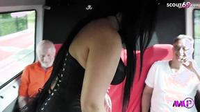 ”Public Bus Tour Blowbang With German Bbw Stepmom Ashley Cumstar”