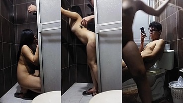 Grabando Con Mi En El Baño !