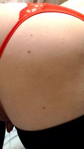 Unforgettable moment from "Huge anal plug and leaking cum - Handsfree orgasm"