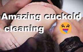 Cuckold Creampie Cleanup