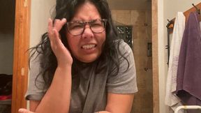 Sneezing In master bathroom