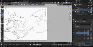 Drawing a Sexy Werewolf Twink Speedpaint destroy