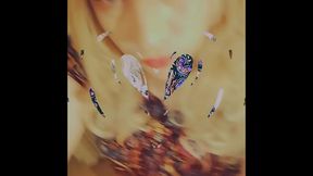 Veronica home alone and wild