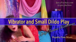 Vibrator and Small Dildo Play, wmv