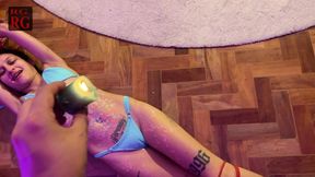 wax play com a ninfeta safira mel