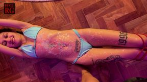 wax play com a ninfeta safira mel