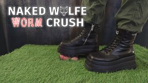 Crushing Your Little Worm with My Dangerous Naked Wolfe Boots (Close Version) - TamyStarly - Cock Balls Crush Trample, Shoejob, Bootjob, CBT, Ballbusting, Trampling, Stomping