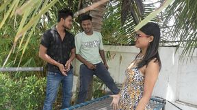 Indian Hot Boyfriend and Girlfriend Full Hot Porn Video Full Hardcore Sex Fall Milk Hole Body and Lick Her Deep Thorat Sex with