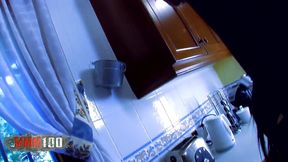 busty asian babe assfucked and facialed