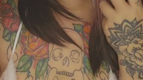 Bunny Outfit Pussy Play and Dildo Blowjob