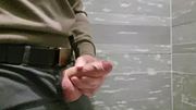 Cumming at the mall. Masturbating in a public restroom.