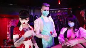 CBT with Pegs and Wax with Lady Valeska and Domme Minx (720p)