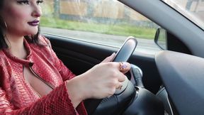 Fast Driving, Leather, High Heels 4K