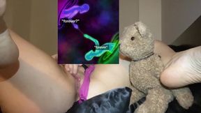 SAUDI-ARABIAN SNOWHITE- MUSLIM WHORE WITH SHAVEN PINK PUSSY MASTURBATE&amp; MOANING- ASMR REAL ORGASM-BEST AMATEUR-LOS ANGELES-USA