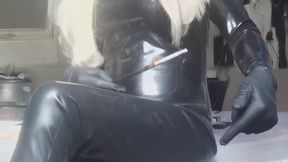 Rubber mistress smoking hot latex princess