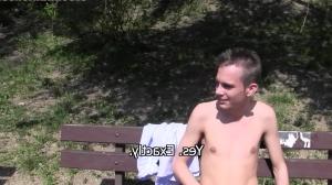 naive and shy twink got slammed in park