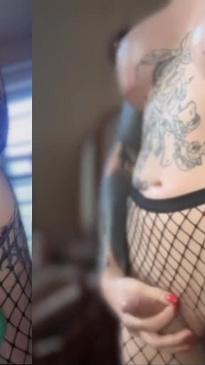 Size Queen Lena Vesper Standing and Fucking