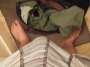 Woke Up During A Wet Dream - Masturbating Small Penis