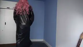 Cross dresser playing