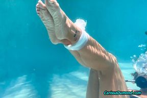 Wrinkled Soles Underwater